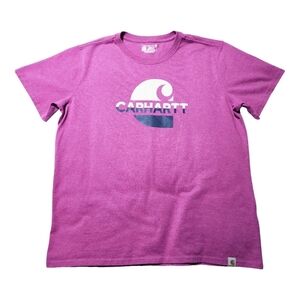 Women's Carhartt Loose Fit Heavyweight Short Sleeve Faded C Graphic T-shirt